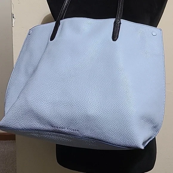 Etienne Aigner Baby Blue Leather Tote/Shoulder Bag - Picture 4 of 13